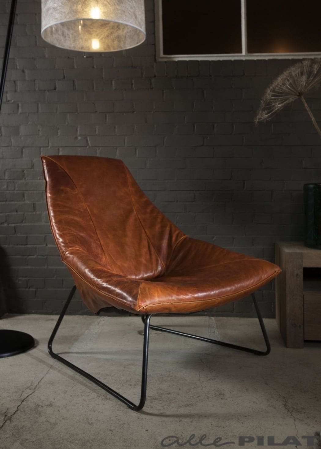 Leren Fauteuil Beal: Jess Design ruw, ruig, stoer Alle Pilat