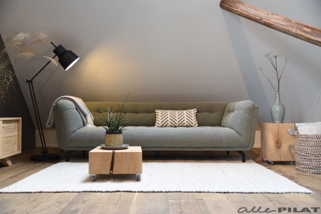 Wollen karpet Limone