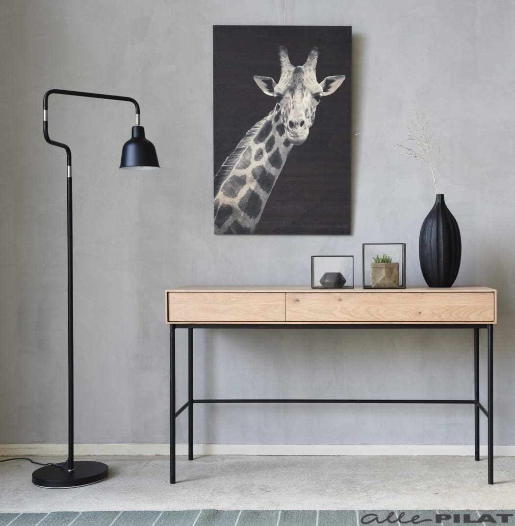 Vloerlamp London zwart