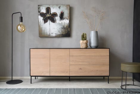 combineren met Eiken dressoir Swart