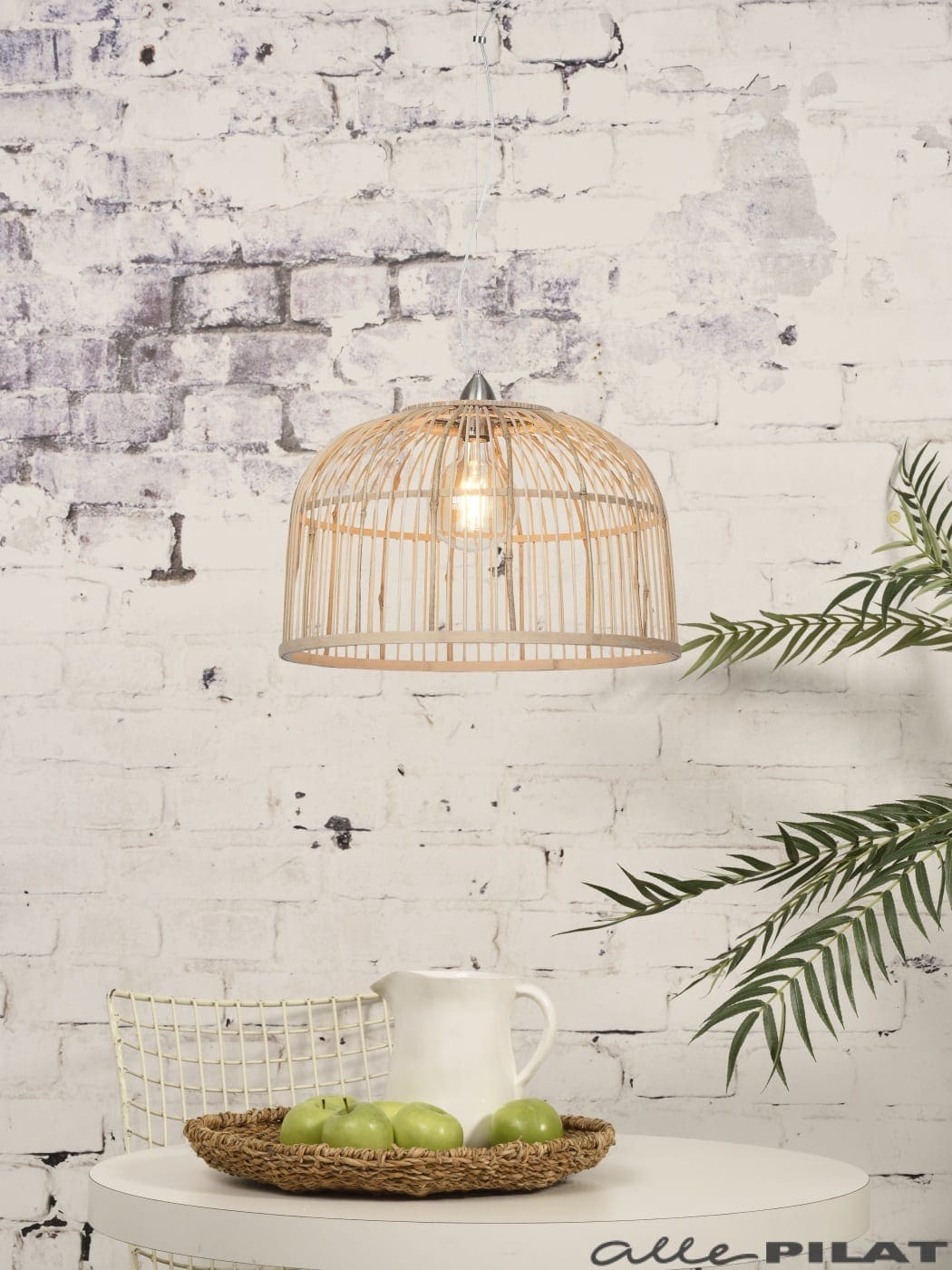 Hanglamp Borneo van bamboe
