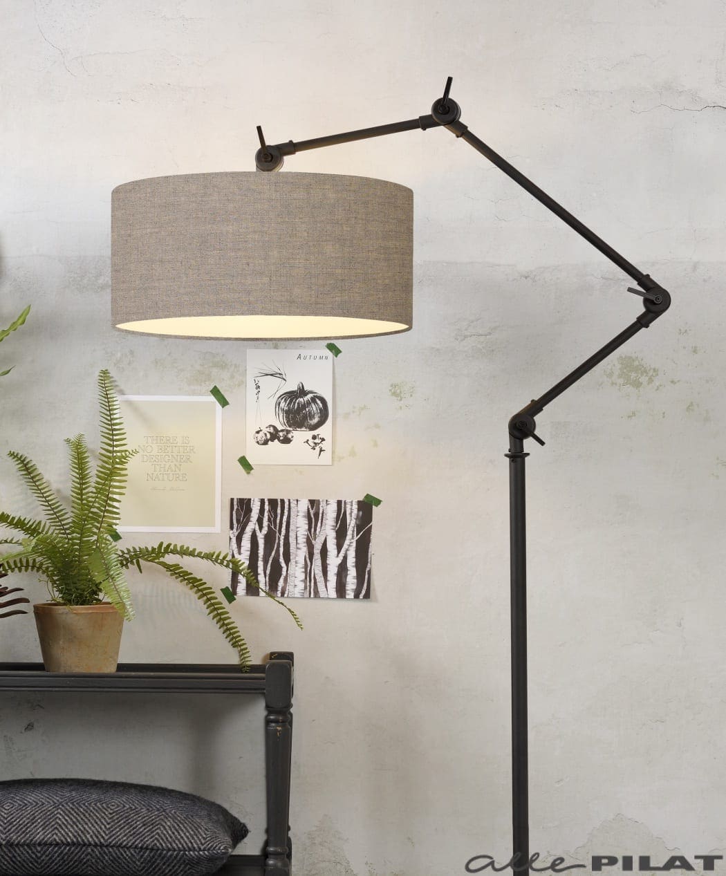 Industriële vloerlamp Amsterdam