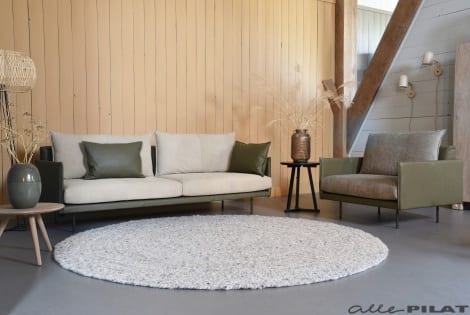 combineren met Wollen vloerkleed rond
