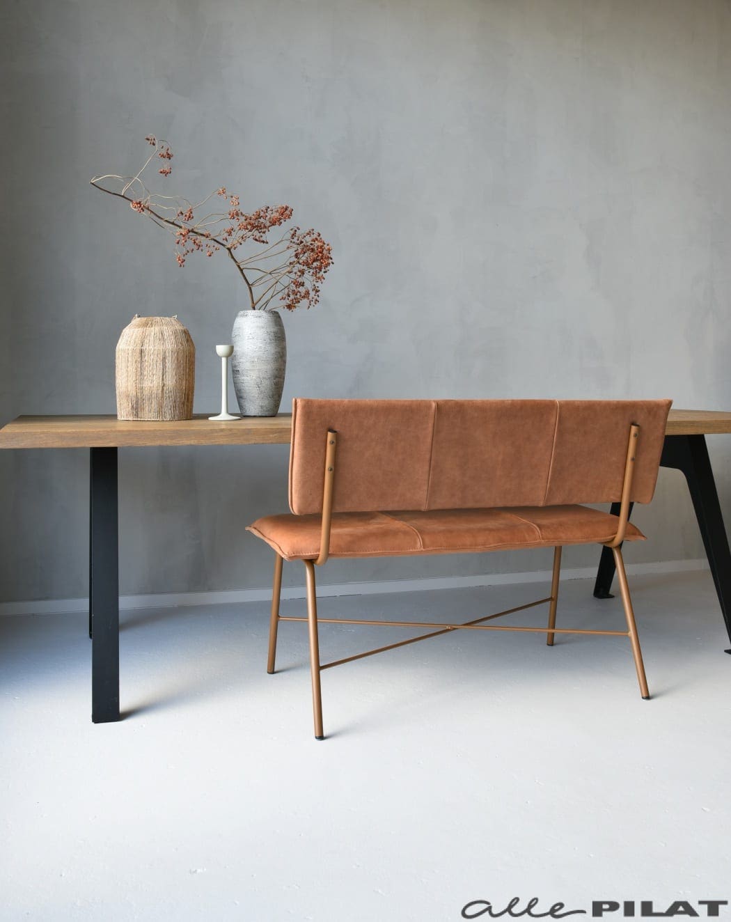 Bankje voor bij de eettafel