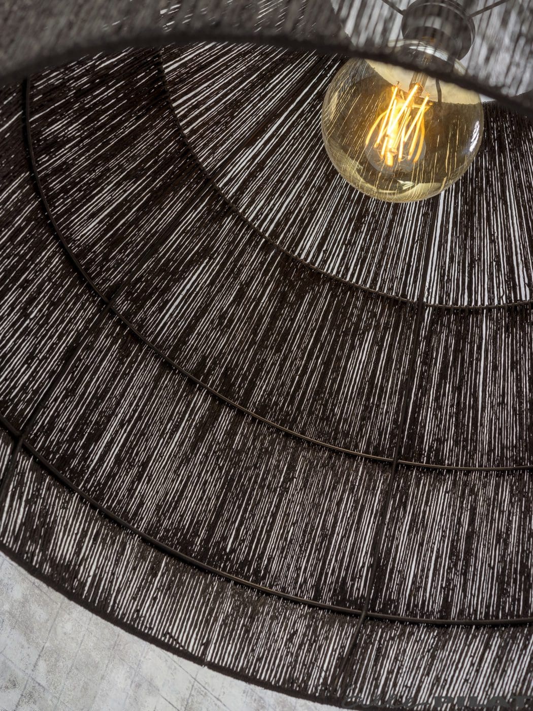 Grote hanglamp Iguazu zwart