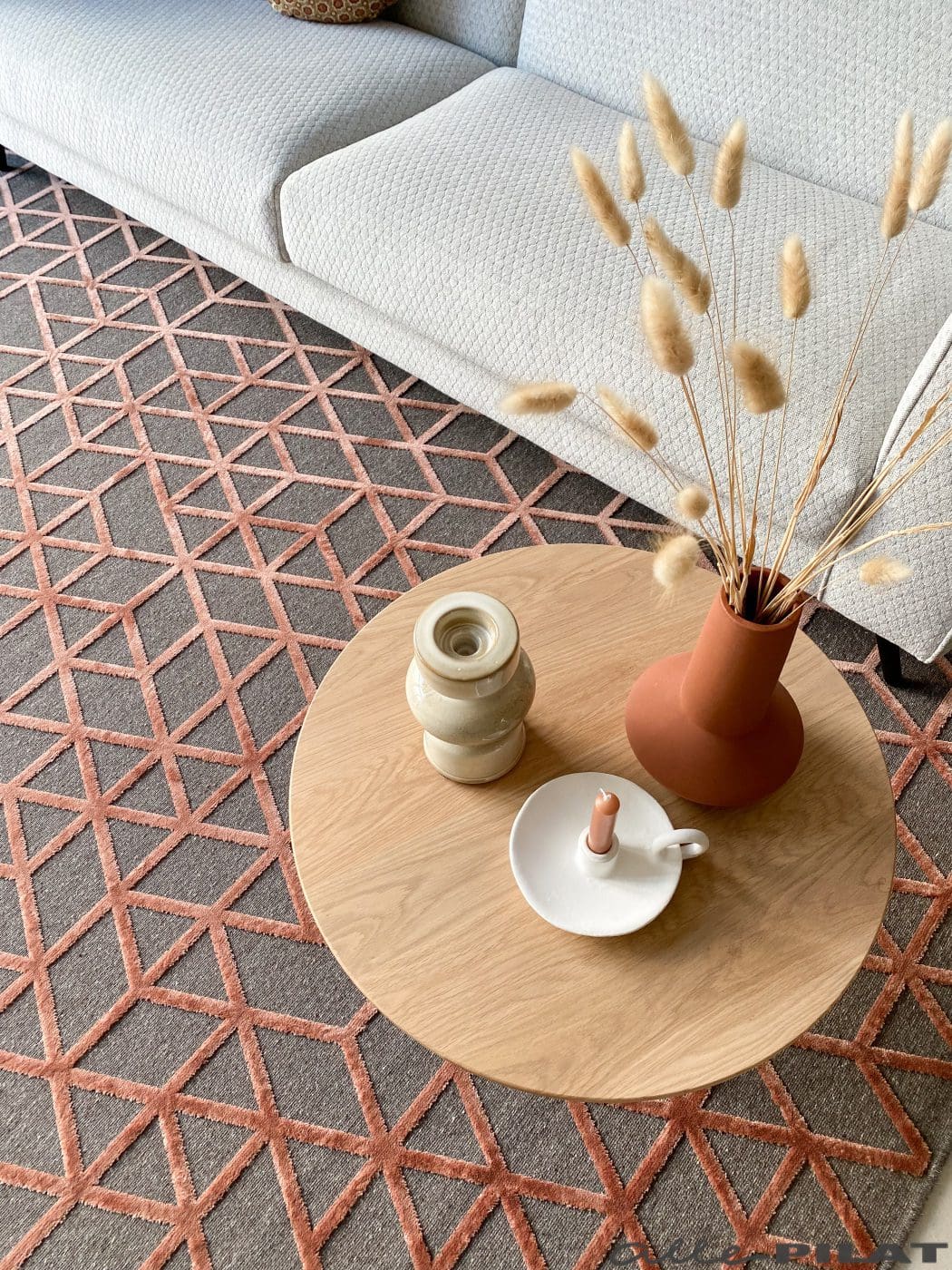 Vloerkleed Aria met opvallend patroon