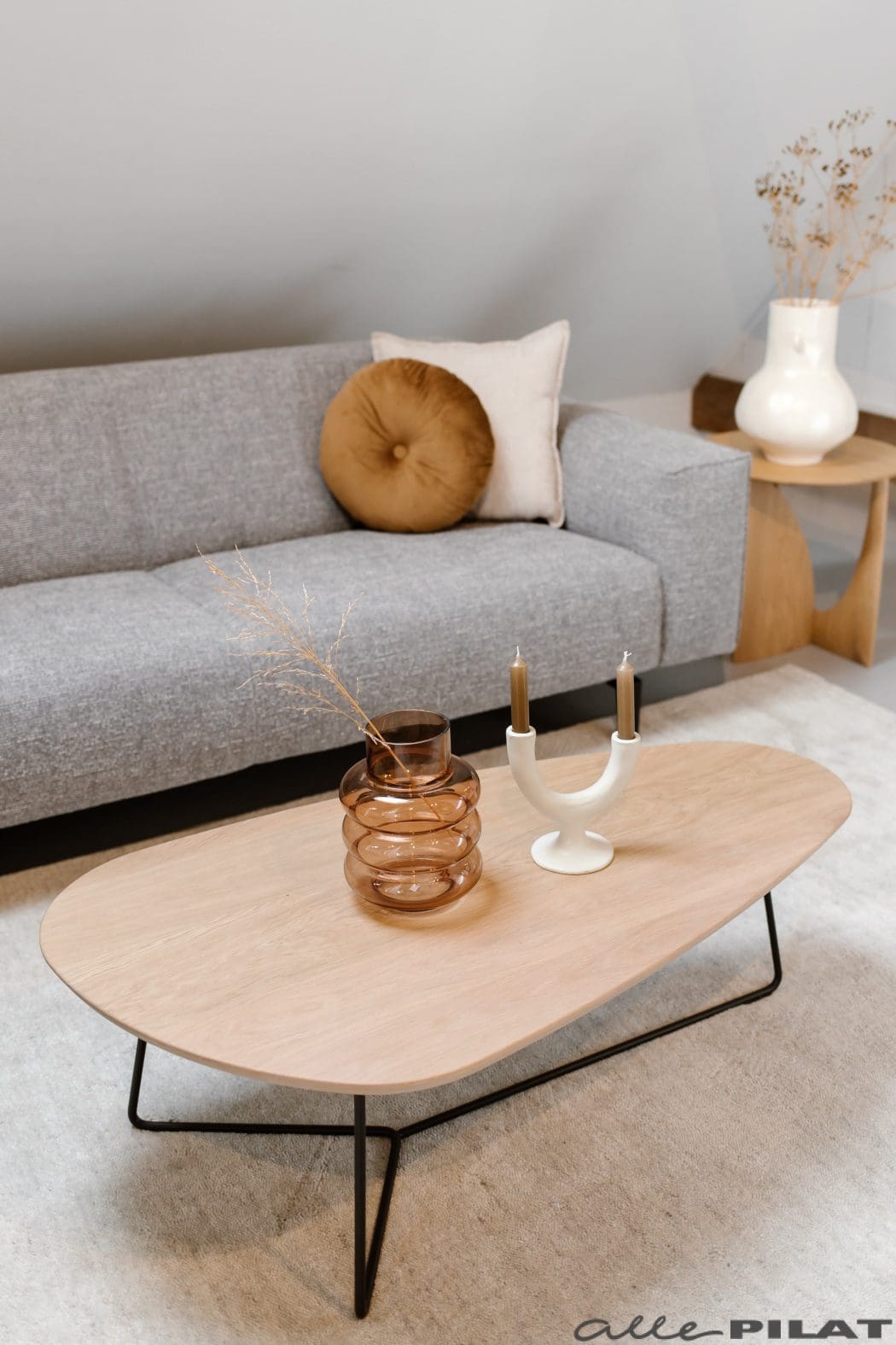 Salontafel Anna van licht eikenhout