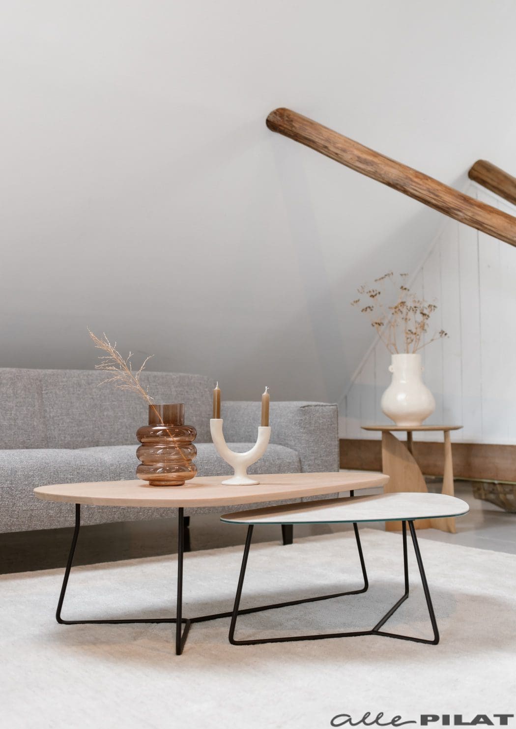Salontafel Anna van licht eikenhout