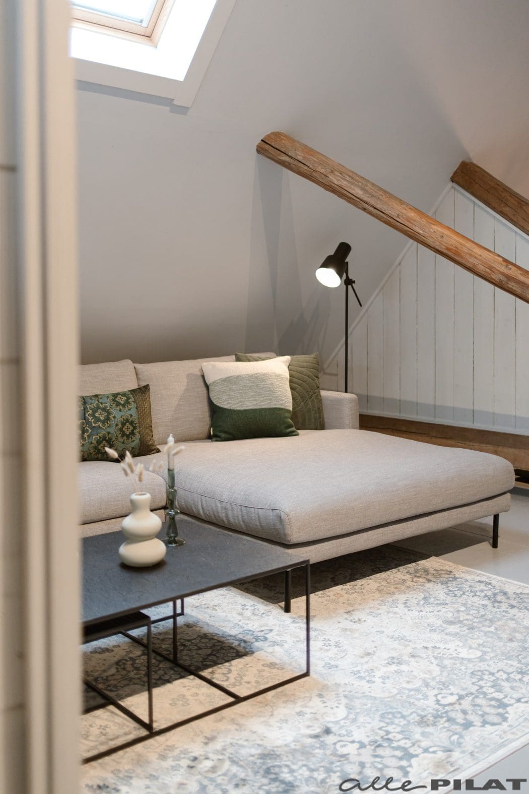 Hoekbank Brent met chaise lounge