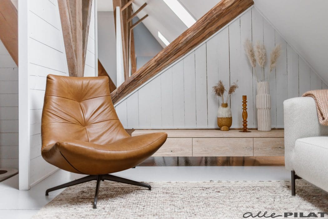 Fauteuil Reflex cognac