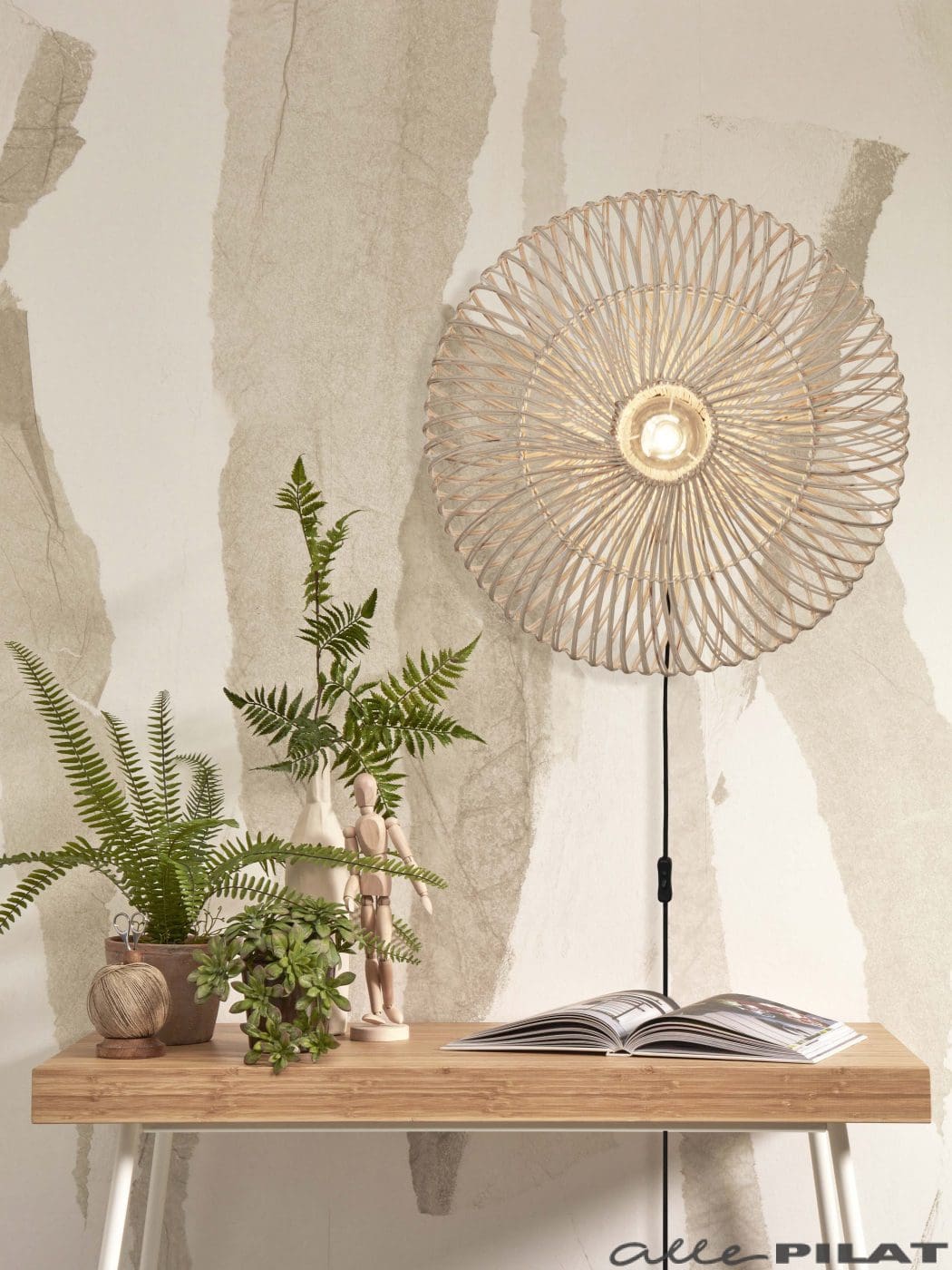 Wandlamp Zanzibar white