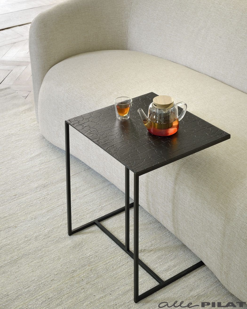 Bijzettafel Triptic taupe