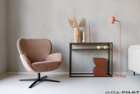 combineren met Sidetable Double bruin