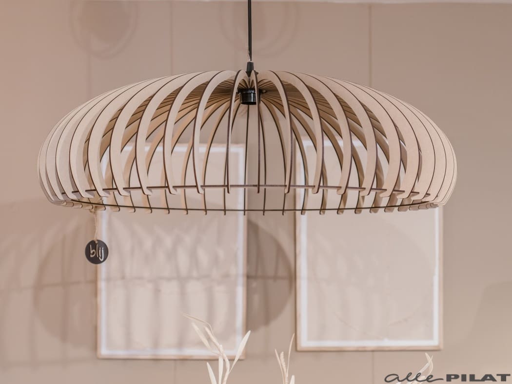 Grote hanglamp Chicago van hout